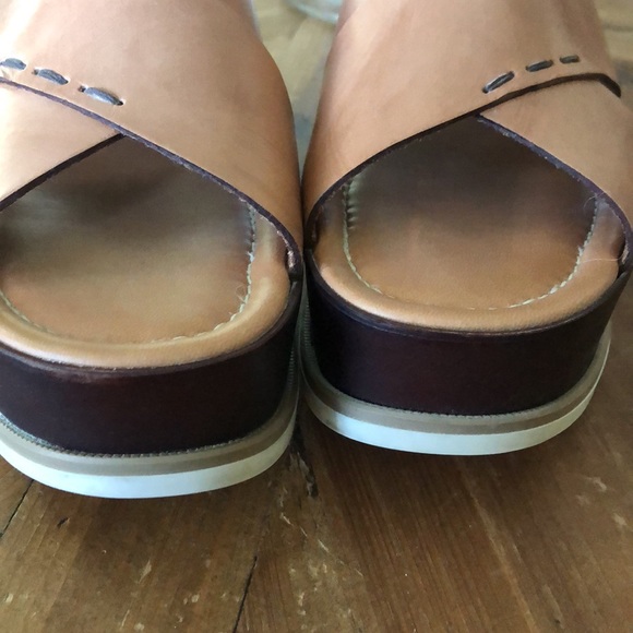 KENNETH COLE PLATFORM SANDALS SIZE 9.5 - Picture 7 of 10